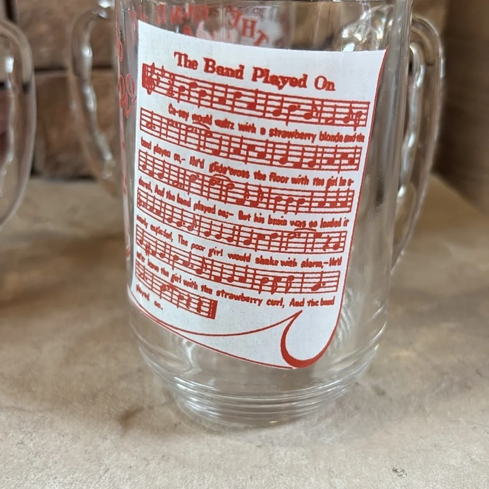Vintage 1950s Hazel Atlas collectors glass mugs